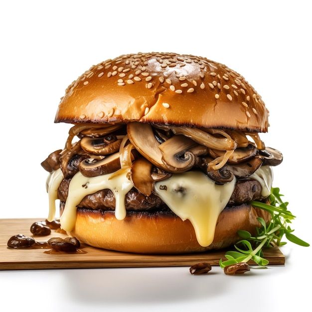 Mushroom Cheeseburger